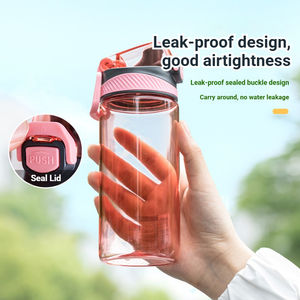 도매 스포츠 물병 이중 잠금 방수 기능 탈착식 필터 원터치 팝탑 휴대용 야외 여행 컵 - Product Image 3