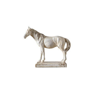 Antique Style Horse Figurine <b>Resin</b> Tabletop Decoration For Tea Room Home Decor - Product Image 5