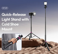 Trépied de support lumineux Ulanzi MT-89 2m avec plaque à dégagement rapide pour éclairage COB 40W 100W, éclairage vidéo LED, vidéo vlog, photographie