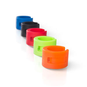 ENLEE Caoutchouc 4 pièces Protection de <span class=keywords><strong>cadre</strong></span> de vélo <span class=keywords><strong>VTT</strong></span> Anneau de protection contre les chocs Protection de chaîne pour <span class=keywords><strong>VTT</strong></span> et vélo de route - Product Image 5