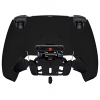 Extremate Black Kit remapkable Rise 4.0 dengan lampiran tombol belakang untuk pengontrol PS5