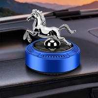 Diffuseur de parfum de voiture à rotation automatique, élimination des odeurs, parfum léger longue durée, ornement solaire en métal 5.0ml
