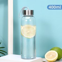 Bouteille d'eau de sport d'extérieur unique de haute qualité, portable, capacité 500 ml, couvercle en acier inoxydable, plastique spatial, qualité garantie