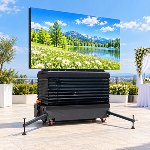 Écran LED portable P3 extérieur sur roues, installation facile, écran LED mobile pour location événementielle, résistant au vent, idéal pour les mariages - Product Image 3