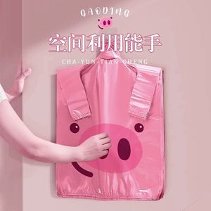 Pig Vest Style Garbage Bags Thickened 45x52cm Double Sided Home Kitchen Office Use - Product Image 3