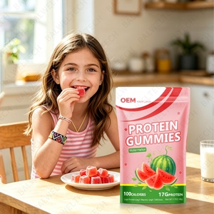 OEM Private Label Original Vegan Bagged <b>Protein</b> Gummise <b>Protein</b> Fitness Gummies and Vitamin Vc Gummies Whey <b>Protein</b> Gummies - Product Image 3