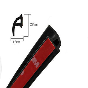 P Tipo P Forma <span class=keywords><strong>Burlete</strong></span> Aislamiento de ruido Sello de goma <span class=keywords><strong>para</strong></span> puertas de automóviles - Product Image 1