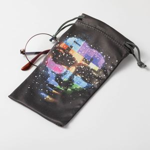 Pochette en microfibre pour lunettes, sac souple pour lunettes de soleil, étui à lunettes en microfibre – Vente en gros, en stock, prix réduit - Product Image 1