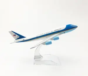 16CM 1:440 BOEING 747-400 Passenger Airplane Metal Plane Diecast Aircraft Model