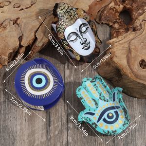 Pinza de pelo de alta calidad personalizada pinza de pelo de acetato occidental personalizada garra de pelo de cabeza de Buda - Product Image 2