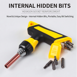 T Type Ratcheting <b>Screwdriver</b> Set 32 In 1 Precision With Interchangeable Bits For Diy Repair Tools - Product Image 4