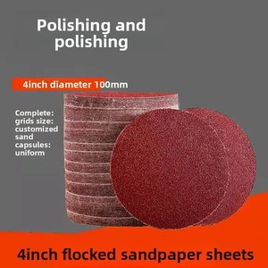 แผ่นขัดแบบตะขอและห่วงที่ทนทานต่อการสึกหรอสำหรับเครื่องขัดแบบวงโคจร - Product Image 1