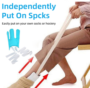 Dispositif d'aide à la mise <span class=keywords><strong>de</strong></span> <span class=keywords><strong>bas</strong></span> <span class=keywords><strong>de</strong></span> chaussettes pour personnes âgées et femmes enceintes, outil flexible pour chaussettes <span class=keywords><strong>de</strong></span> compression - Product Image 3
