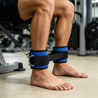 Socquettes de sport en nylon pour yoga en extérieur, avec soutien de la cheville, protection élastique, compression, fermeture à boucle et antidérapantes