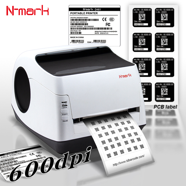 N-mark Thermal Transfer Printer RFID Sticker Printer Barcode Sticker Printer
