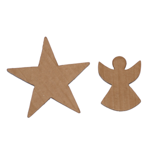 Cartone a Forma di Angelo e Stella - Product Image 1