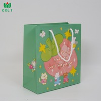 Sac en papier kraft brun de luxe réutilisable fait à la main avec poignée en ruban pour l'emballage d'accessoires de mode
