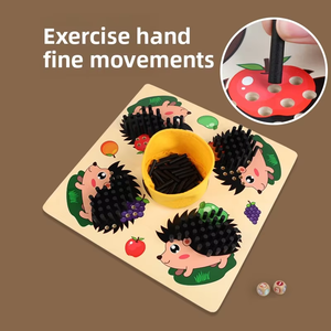 Jouets en bois pour enfants : Bâton d'<span class=keywords><strong>intégration</strong></span> sensorielle pour l'entraînement à la concentration, l'apprentissage des <span class=keywords><strong>mathématiques</strong></span> et l'éveil précoce - Product Image 4