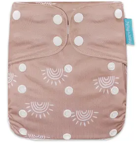 Happyflute Couche de poche en tissu daim écologique Lavable et réutilisable Couverture de bébé Couches Couches en gros personnalisées en usine