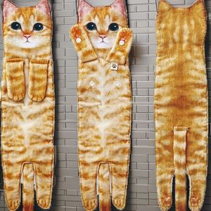 Toalla con Capucha de Animales Personalizada para Niños, Forma de Gato, Super Absorbente, Microfibra de Poliéster+Nailon, Toallas de Baño Ecológicas, Lavables y de Secado Rápido - Product Image 3