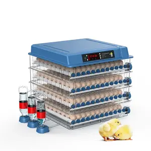 Bandeja automática para loros y patos, granja para incubar aves de corral 64 100 128 200, máquina de huevos, incubadora de huevos industrial