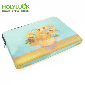 סיטונאי צבעוני בד פוליאסטר הדפסה מחשב מגן מותאם אישית 13 אינץ מחשב נייד שרוול macbook - Product Image 4