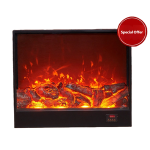 Chimenea Eléctrica Metálica Moderna Personalizada con Llamas de Simulación, Calefacción, Opciones de Control Remoto, Independiente, para Uso en Interiores de Hoteles - Product Image 1