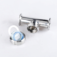 Tube sanitaire en acier inoxydable SS 304 316 316L 3A DIN, poli miroir, avec extrémités à ferrule et raccord Tri-Clamp