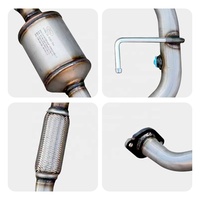 Convertidor Catalítico de Tres Vías de Ajuste Directo para Ford Transit / JMC Teshun, Tubo Flexible de Escape de Gasolina, Convertidor Catalítico
