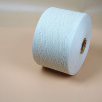 Eco-friendly recycled cotton cvc polyester yarn