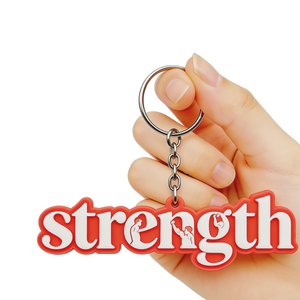 พวงกุญแจคาราไบเนอร์แบบรักษ์โลก ปลอดสารพิษ ทนทาน พร้อมตัวอักษรนูน ยางรูปทรงตามสั่ง นุ่มนวล พิมพ์ชื่อแบรนด์ สำหรับสะสม - Product Image 2