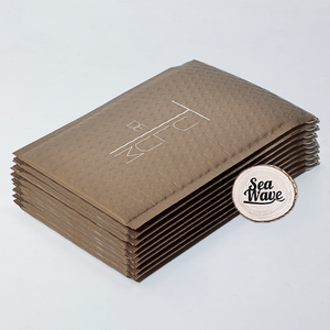Custom Logo Poly Matte Shipping <strong>Bubble</strong> <strong>Bag</strong> Brown Envelope Mail <strong>Bag</strong> with Recycled Plastic Waterproof Clothes Electronic Products - Product Image 2