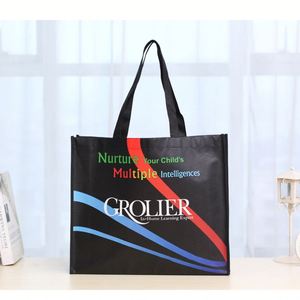 Reusable Eco Friendly Custom Printed Non Woven Shopping <b>Bag</b> <b>Market</b> Tote <b>Bag</b> - Product Image 2