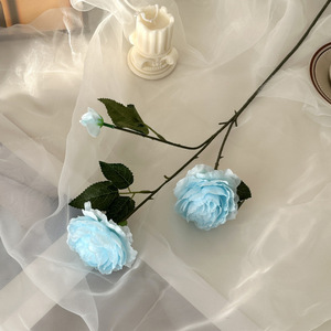 Fleurs artificielles de renoncules Kch en soie pour décoration de mariage, bouquet pour la maison, rose, blanc, champagne, orange, fuchsia - Product Image 3
