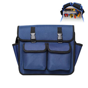 Sac à outils Sedex Rpet personnalisé avec logo personnalisé sac de rangement pour outils en matériau Oxford multi-poches à usage intensif avec fonction anti-coupure - Product Image 4