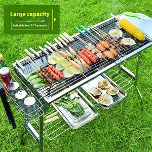 Parrilla y plancha <span class=keywords><strong>de</strong></span> doble propósito extra grande, barbacoa plegable portátil <span class=keywords><strong>de</strong></span> alta resistencia Premium para Tailgating y Backyard <span class=keywords><strong>Camping</strong></span>, combustible <span class=keywords><strong>de</strong></span> carbón - Product Image 4