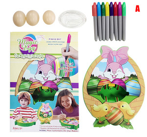 Oeuf Kit de Teinture Coloration Mourir Décorateur D'art Machine Panier Noël BRICOLAGE Artisanat avec 8 Marqueurs 3 Oeuf/boule - Product Image 2