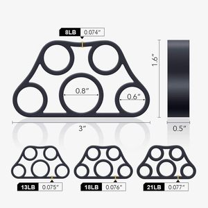 Chất Lượng Cao Silicone Nhẫn Ngón Tay Cáng Exerciser Huấn Luyện Viên Cho Sức Mạnh Cơ Bắp Tay Grip Exerciser Cho Tay Tập Thể Dục - Product Image 6