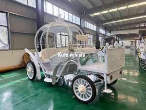 Chariot de balade électrique de type citrouille, thème Princesse Cendrillon, pour mariage, visites de parcs, défilés et décoration, de fabrication industrielle - Product Image 1