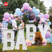 4ft Oh bébé chapiteau ampoule lettres mosaïque numéros numéros de ballon pour les décorations d'événements de fête