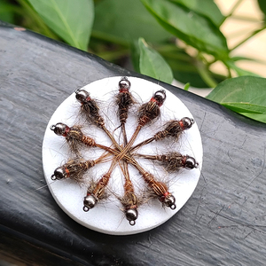 Queue de faisan <span class=keywords><strong>nymphe</strong></span> naufrage rapide réaliste mouche de <span class=keywords><strong>nymphe</strong></span> humide <span class=keywords><strong>pour</strong></span> leurres de pêche à <span class=keywords><strong>la</strong></span> <span class=keywords><strong>truite</strong></span> appâts leurre de pêche à <span class=keywords><strong>la</strong></span> mouche - Product Image 3