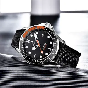 PAGANI DESIGN 1667 Commandant <span class=keywords><strong>007</strong></span> Hommes Montres Mécaniques 2020 Top Marque De Luxe Automatique Hommes 100M Sport Étanche Montre relogio - Product Image 3