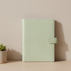Crocodile Pattern Leather <strong>Ring</strong> Binder Cover Customized A5/B5/A4 Planners and Journals Refillable Notebook Organizer <strong>Folder</strong> - Product Image 6