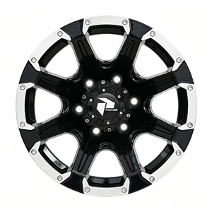 Neumático de Remolque de Aluminio de 16 Pulgadas 8J con Buje Australiano Negro PCD 6*139.7 ET0 - Product Image 1