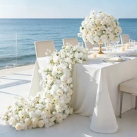 Décoration de table cascade pour mariage, style célébrité internet, haute qualité