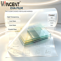 Film EVA WINCENT pour verre feuilleté, feuille adhésive souple haute transparence pour lamination, moulage, extrusion et découpe
