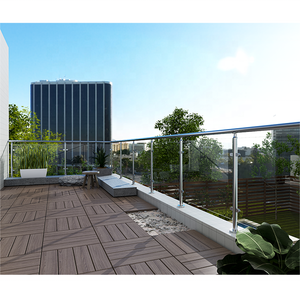 Các Nhà Sản Xuất Bán Với Giá Thấp Hệ Thống Lan Can Lan Can Lan Can Lan Can Bằng Kính Được Xử Lý - Product Image 2