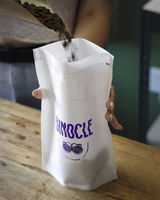 Sac pochette numérique imprimé, résistant à l'humidité, avec fermeture éclair personnalisée refermable pour le rangement d'ordinateurs et d'écouteurs