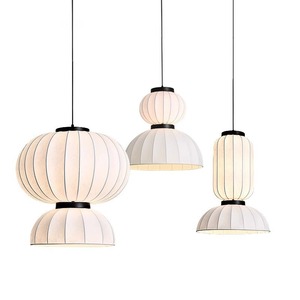 Lámparas Colgantes <span class=keywords><strong>de</strong></span> Seda <span class=keywords><strong>de</strong></span> Estilo Moderno en Oferta para Sala <span class=keywords><strong>de</strong></span> Estar, Vestíbulo <span class=keywords><strong>de</strong></span> <span class=keywords><strong>Hotel</strong></span>, Banquete - Product Image 1