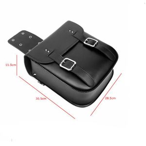 Sac de moto en cuir, sacoches latérales 2 pièces pour Harley <span class=keywords><strong>Sportster</strong></span> XL 883 XL <span class=keywords><strong>1200</strong></span>, sac à outils latéral, bagages, alforjas para moto, sacoches latérales - Product Image 2